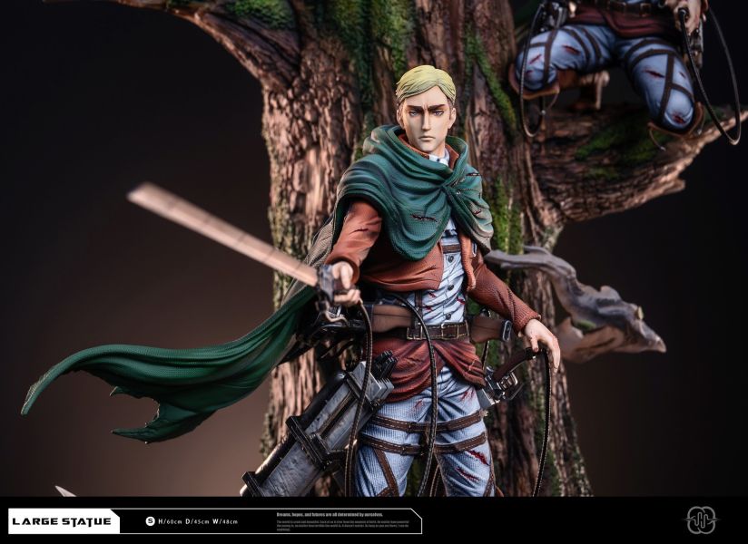 【預定】【60CM】LARGE STATUE工作室 團長艾爾文&里維兵長 