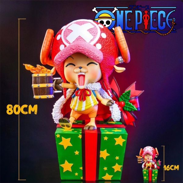 【海外代購】【16CM】TZT工作室 超大! 聖誕喬巴 喬巴,GK,雕像,模型,玩具,公仔,模獸,魔獸,盒玩,新竹模型,新竹景點,火影忍者,naruto,海賊王,遊戲王,鬼滅之刃,精靈寶可夢,七龍珠,死神