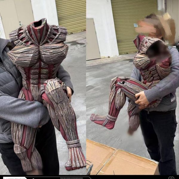 【預定】【92CM】Hertz工作室 超大!鎧之巨人&萊納 