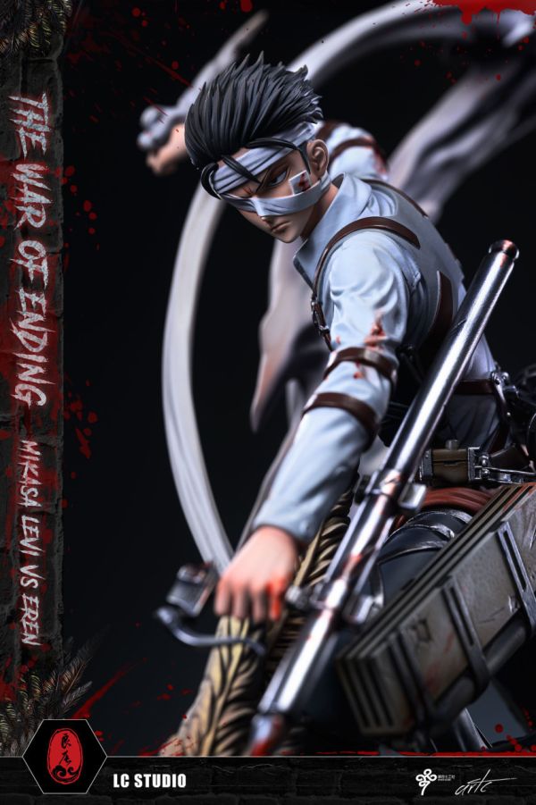 【海外代購】【55CM】良辰工作室 最終之戰 三笠兵長vs始祖巨人 巨人,GK,雕像,模型,玩具,公仔,模獸,魔獸,盒玩,新竹模型,新竹景點,火影忍者,naruto,海賊王,遊戲王,鬼滅之刃,精靈寶可夢,七龍珠,死神