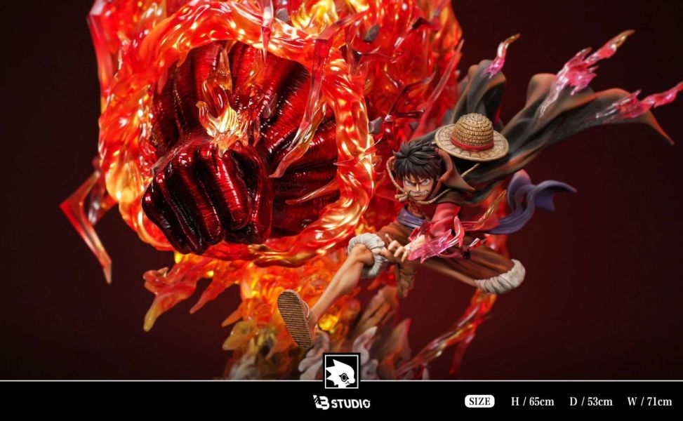 【海外代購】【65CM】LB工作室 業火魯夫 魯夫,GK,雕像,模型,玩具,公仔,模獸,魔獸,盒玩,新竹模型,新竹景點,火影忍者,naruto,海賊王,遊戲王,鬼滅之刃,精靈寶可夢,七龍珠,死神