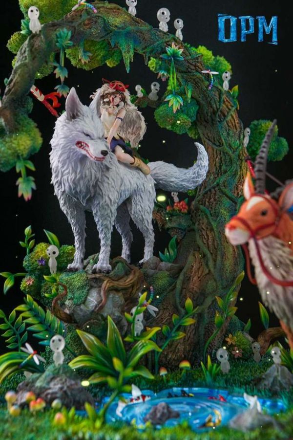 【海外代購】【50CM】OPM工作室 宮崎駿 魔法公主(可亮燈) 