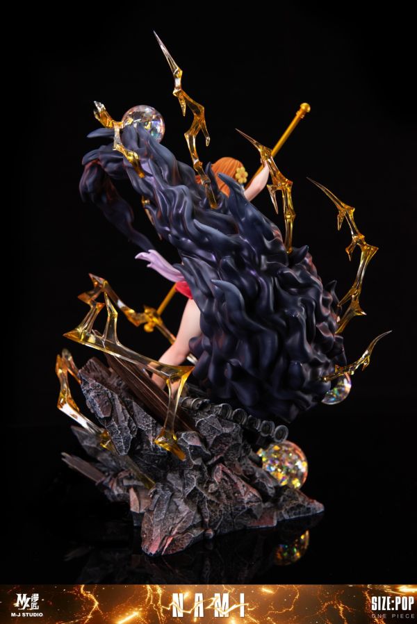【海外代購】【33CM】漫匠工作室 娜美 忍術 雷霆宙斯 娜美,GK,雕像,模型,玩具,公仔,模獸,新竹模型,新竹景點,火影忍者,咒術迴戰,海賊王,遊戲王,鬼滅之刃,精靈寶可夢,七龍珠,死神
