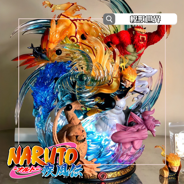 【海外代購】【45CM】UTS工作室 六道鳴人與九大尾獸 鳴人,GK,雕像,模型,玩具,公仔,模獸,魔獸,盒玩,新竹模型,新竹景點,火影忍者,naruto,海賊王,遊戲王,鬼滅之刃,精靈寶可夢,七龍珠,死神
