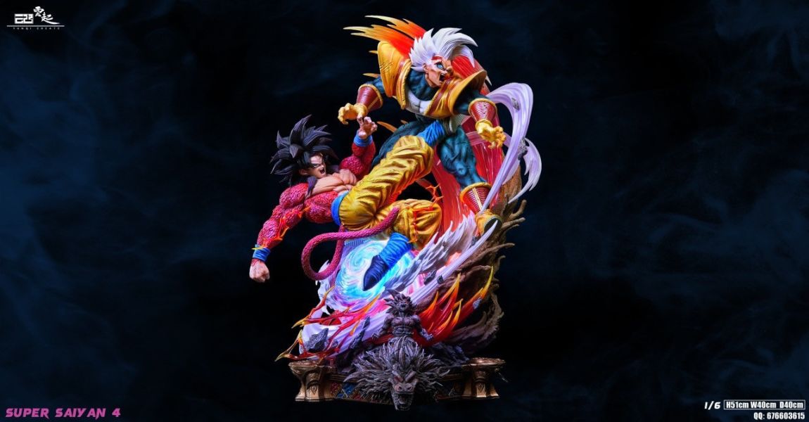 【海外代購】【51CM】雲起工作室 超四悟空 VS 貝比 悟空,GK,雕像,模型,玩具,公仔,模獸,魔獸,盒玩,新竹模型,新竹景點,火影忍者,naruto,海賊王,遊戲王,鬼滅之刃,精靈寶可夢,七龍珠,死神