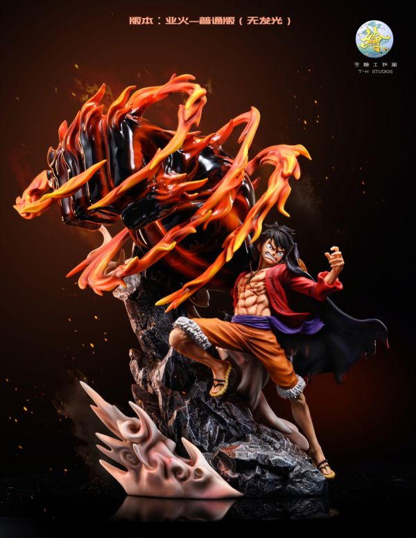 【海外代購】【30CM】天繪工作室 業火魯夫 魯夫,GK,雕像,模型,玩具,公仔,模獸,魔獸,盒玩,新竹模型,新竹景點,火影忍者,naruto,海賊王,遊戲王,鬼滅之刃,精靈寶可夢,七龍珠,死神