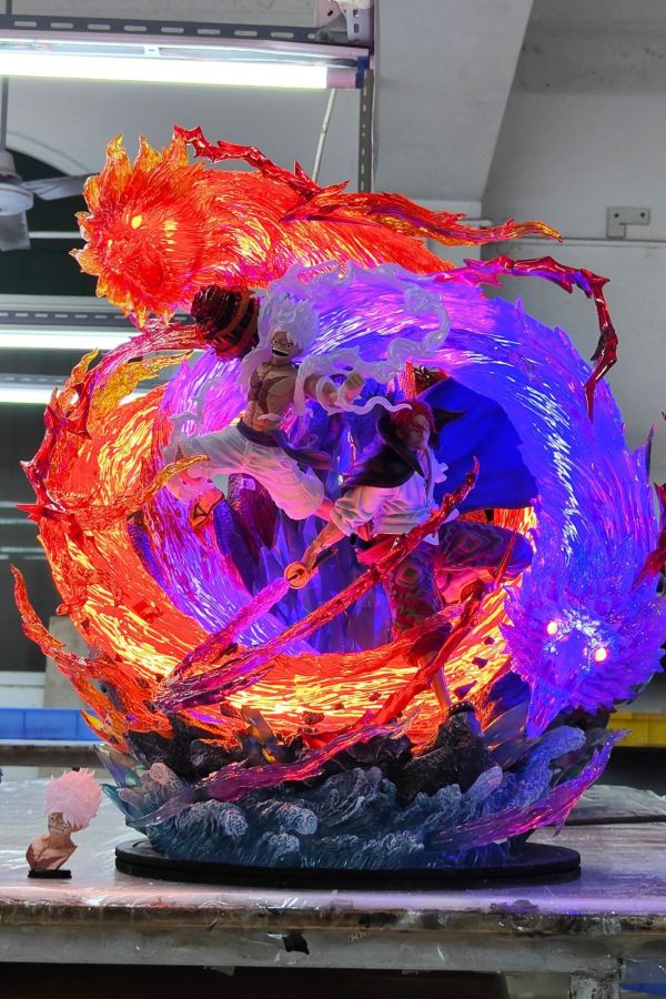 【海外代購】【66CM】漫奇工作室 紅髮傑克 尼卡魯夫 魯夫,GK,雕像,模型,玩具,公仔,模獸,魔獸,盒玩,新竹模型,新竹景點,火影忍者,naruto,海賊王,遊戲王,鬼滅之刃,精靈寶可夢,七龍珠,死神