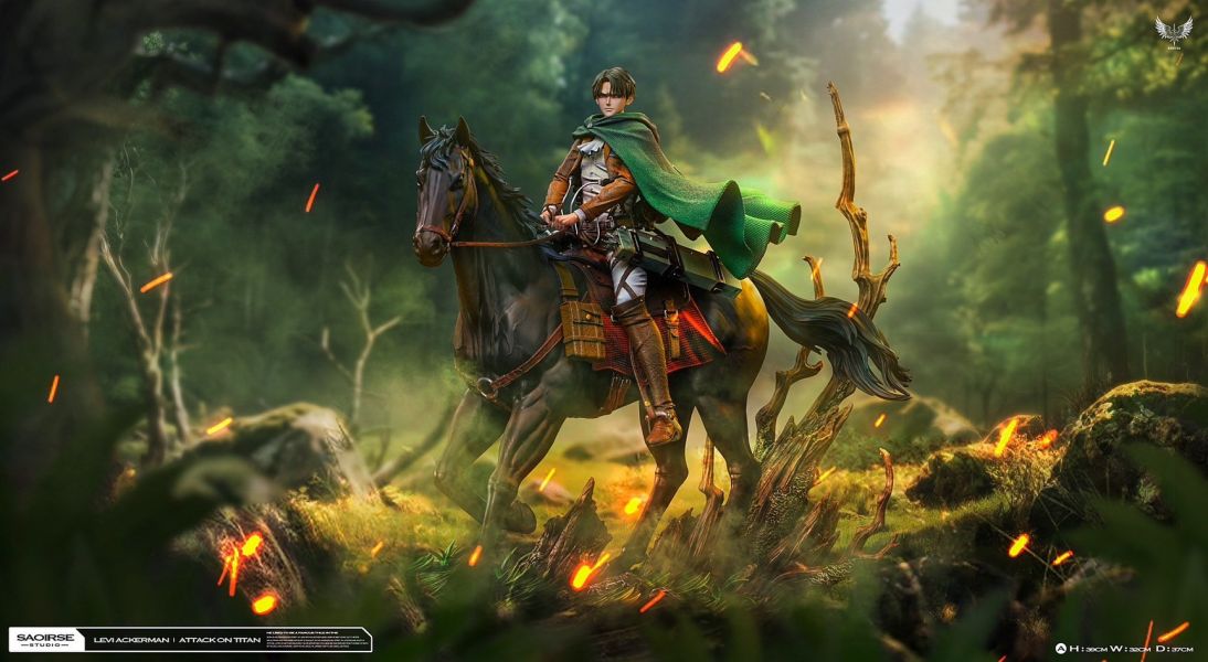 【預定】【39CM】Saoirse工作室 自由之翼 出征！利威爾兵長 