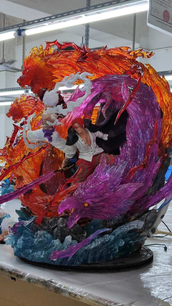 【海外代購】【66CM】漫奇工作室 紅髮傑克 尼卡魯夫 魯夫,GK,雕像,模型,玩具,公仔,模獸,魔獸,盒玩,新竹模型,新竹景點,火影忍者,naruto,海賊王,遊戲王,鬼滅之刃,精靈寶可夢,七龍珠,死神