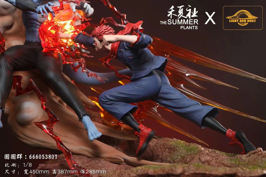 【預定】【45CM】光塵工作室 暴怒黑閃 虎杖VS真人 虎杖,GK,雕像,模型,玩具,公仔,模獸,新竹模型,新竹景點,火影忍者,咒術迴戰,海賊王,遊戲王,鬼滅之刃,精靈寶可夢,七龍珠,死神