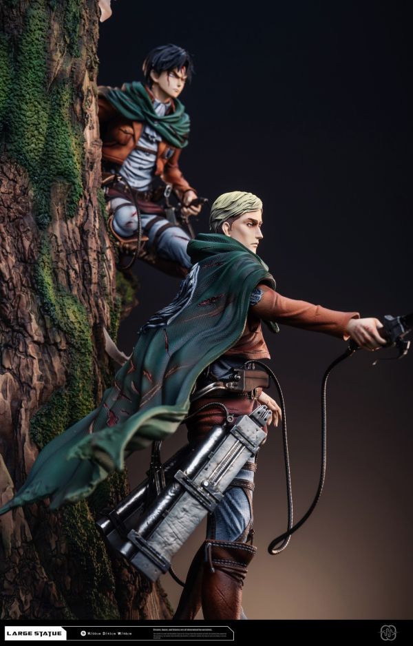 【預定】【60CM】LARGE STATUE工作室 團長艾爾文&里維兵長 