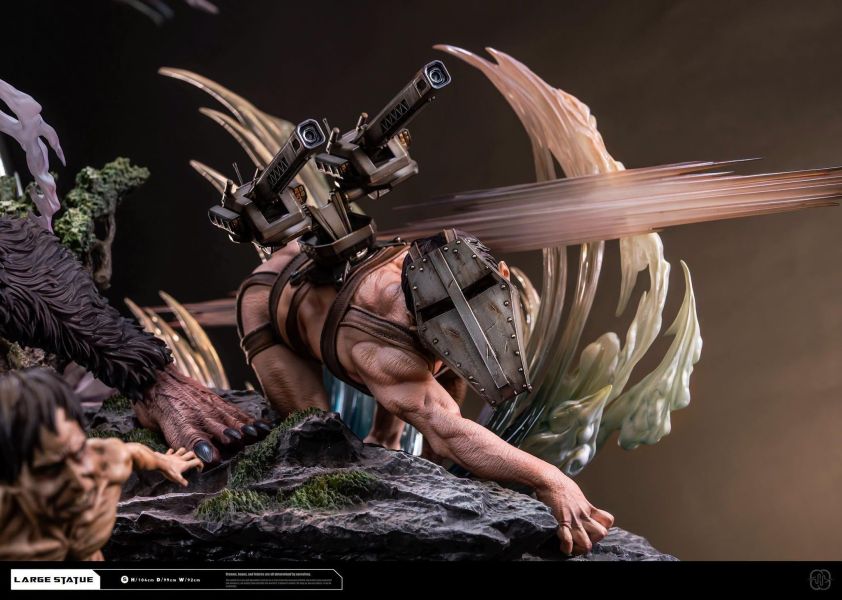 【預定】【104CM】Hertz工作室 兵長&獸之巨人群獸出沒 