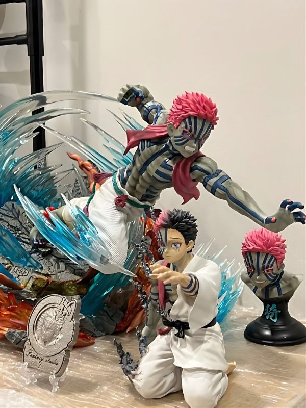 【海外代購】【40CM】幻想屋工作室 上弦三 猗窩座 上弦三,GK,雕像,模型,玩具,公仔,模獸,魔獸,盒玩,新竹模型,新竹景點,火影忍者,naruto,海賊王,遊戲王,鬼滅之刃,精靈寶可夢,七龍珠,死神