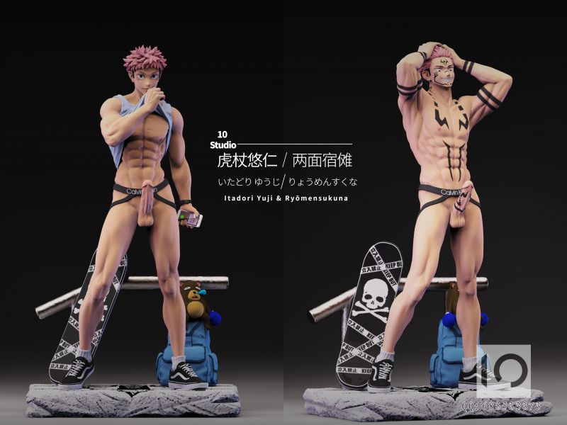 【海外代購】【35CM】10號工作室 虎杖悠仁&兩面宿儺(可脫) 