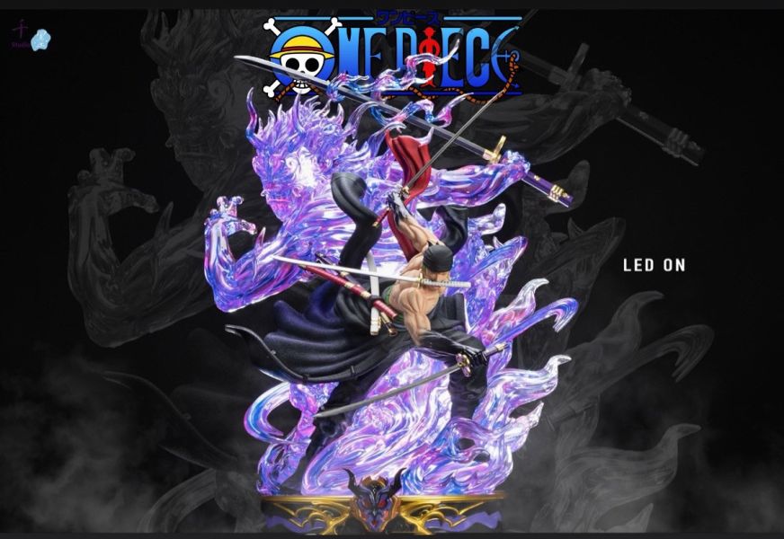 【海外代購】【51CM】千墨工作室 閻魔索隆(可亮燈) 索隆,GK,雕像,模型,玩具,公仔,模獸,魔獸,盒玩,新竹模型,新竹景點,火影忍者,naruto,海賊王,遊戲王,鬼滅之刃,精靈寶可夢,七龍珠,死神