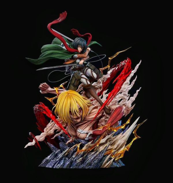 【預定】【54CM】WAWA工作室 女巨人VS米卡莎 