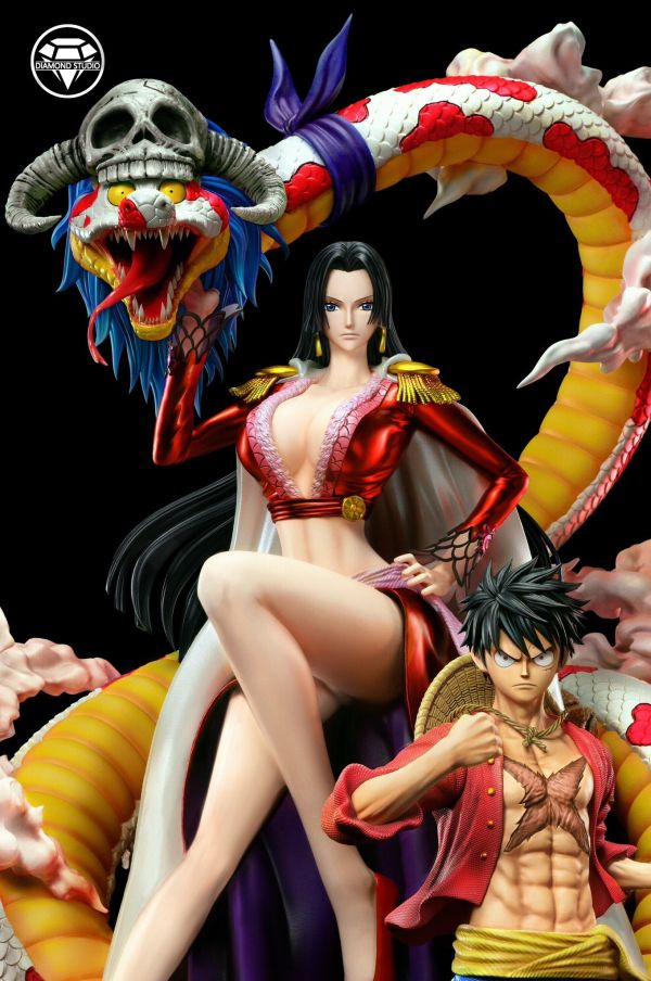 【預定】【50CM】鑽石工作室 雙人組合 魯夫 女帝 