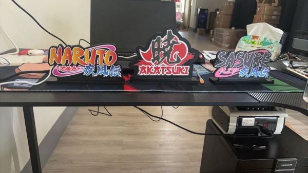 【海外代購】【19CM】NARUTO工作室 立體LOGO立牌 