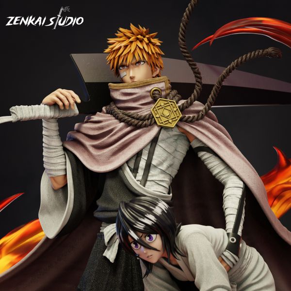 【已截單/洽客服報價】【42CM】Zenkai工作室 黑崎一護拯救露琪亞 一護,GK,雕像,模型,玩具,公仔,模獸,新竹模型,新竹景點,火影忍者,咒術迴戰,海賊王,遊戲王,鬼滅之刃,精靈寶可夢,七龍珠,死神
