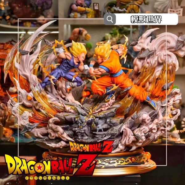 【海外代購】【67CM】WL工作室 超二悟空vs魔化貝吉塔 悟空,GK,雕像,模型,玩具,公仔,模獸,新竹模型,新竹景點,火影忍者,咒術迴戰,海賊王,遊戲王,鬼滅之刃,精靈寶可夢,七龍珠,死神