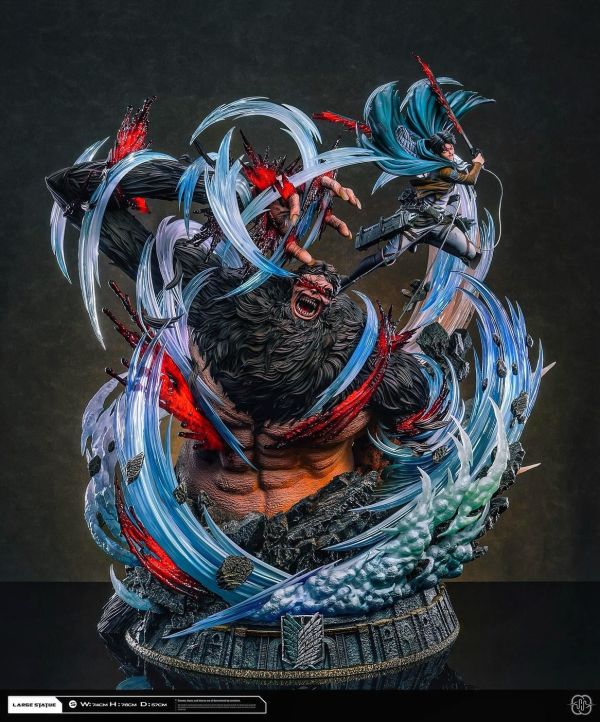 【預定】【74CM】Hertz工作室 兵長VS獸之巨人2.0 