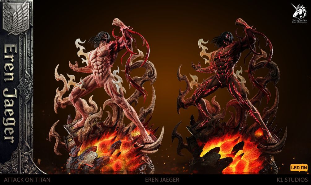 【預定】【40CM】K1工作室 咆哮艾倫(可發光) 