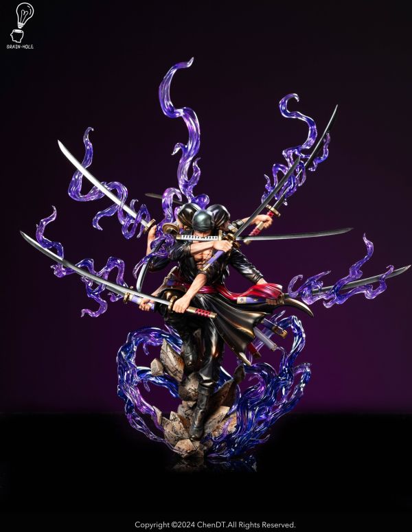 【已截單/洽客服】【36CM】Brain Hole工作室 九刀流 索隆 索隆,GK,雕像,模型,玩具,公仔,模獸,新竹模型,新竹景點,火影忍者,咒術迴戰,海賊王,遊戲王,鬼滅之刃,精靈寶可夢,七龍珠,死神