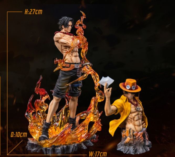 【已截單/洽客服】【27CM】AS工作室 火焰艾斯 艾斯,GK,雕像,模型,玩具,公仔,模獸,新竹模型,新竹景點,火影忍者,咒術迴戰,海賊王,遊戲王,鬼滅之刃,精靈寶可夢,七龍珠,死神
