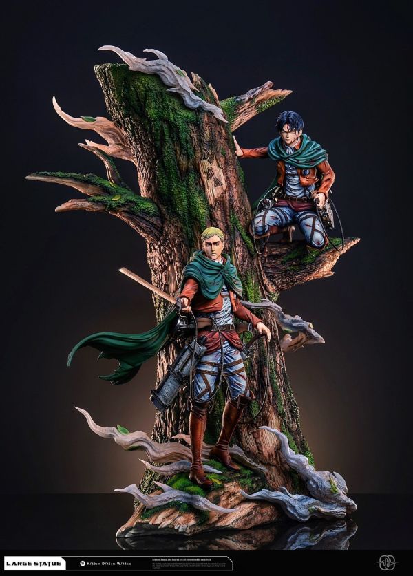 【預定】【60CM】LARGE STATUE工作室 團長艾爾文&里維兵長 
