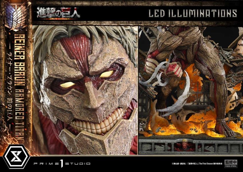 【預定】【82CM】Prime1 P1S 正版授權 進擊的巨人 艾倫 &鎧之巨人萊納 