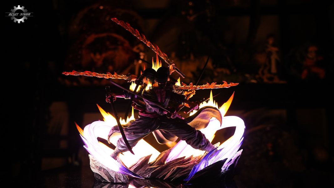 【預定】【34CM】重置工作室 索隆 鬼氣九刀流 