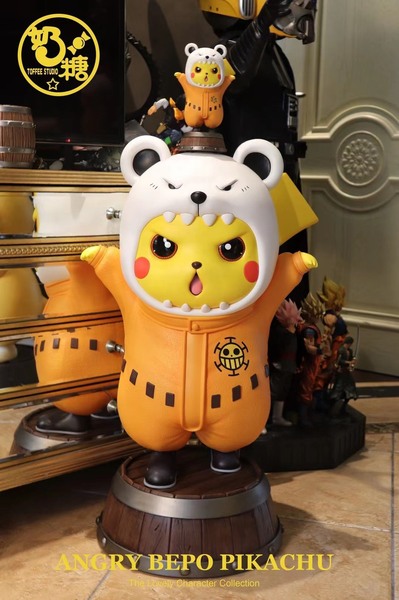 【海外代購】【73CM】奶糖工作室 生氣貝波皮卡丘 楚楚可憐,皮卡丘cos貝波,GK,雕像,模型,玩具,公仔,模獸,魔獸,盒玩,新竹必逛,火影忍者,naruto,海賊王,遊戲王,鬼滅之刃,精靈寶可夢,七龍珠,死神