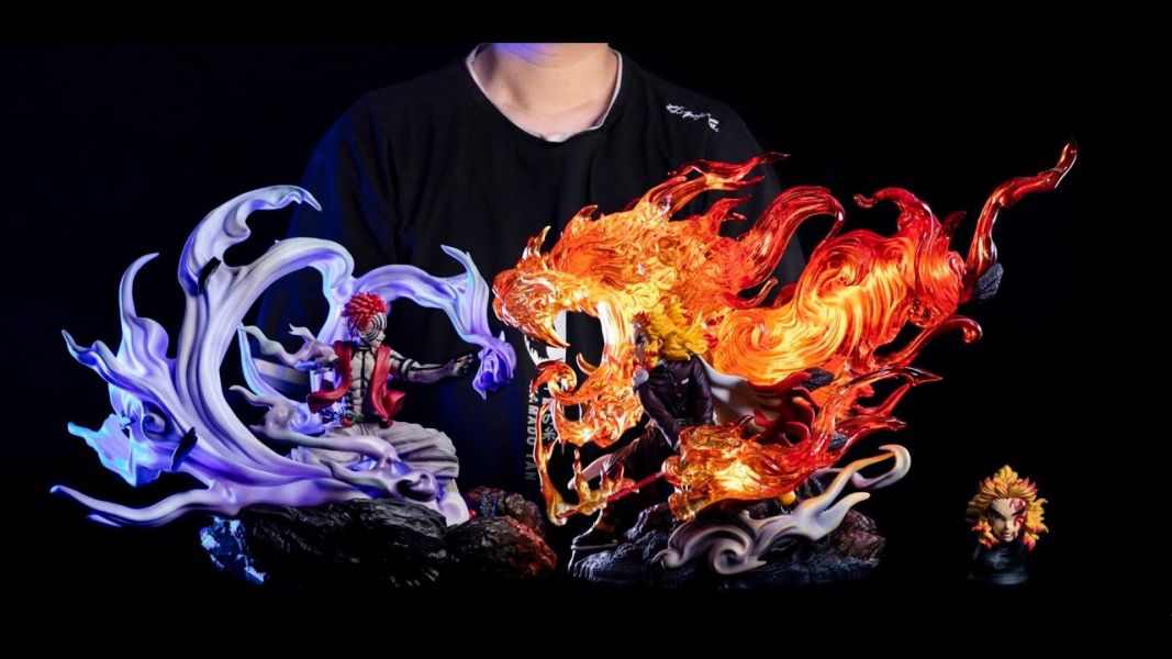 【海外代購】【35CM】逆刃工作室 鬼滅之刃  炎柱煉獄杏壽郎 炎柱煉獄杏壽郎,GK,雕像,模型,玩具,公仔,模獸,魔獸,盒玩,新竹景點,火影忍者,naruto,海賊王,遊戲王,鬼滅之刃,精靈寶可夢,七龍珠,死神