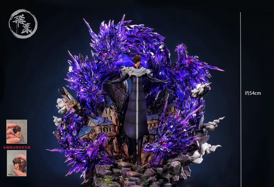 【已截單/洽客服報價】【58CM】飛葉工作室 藍染 五龍轉滅 