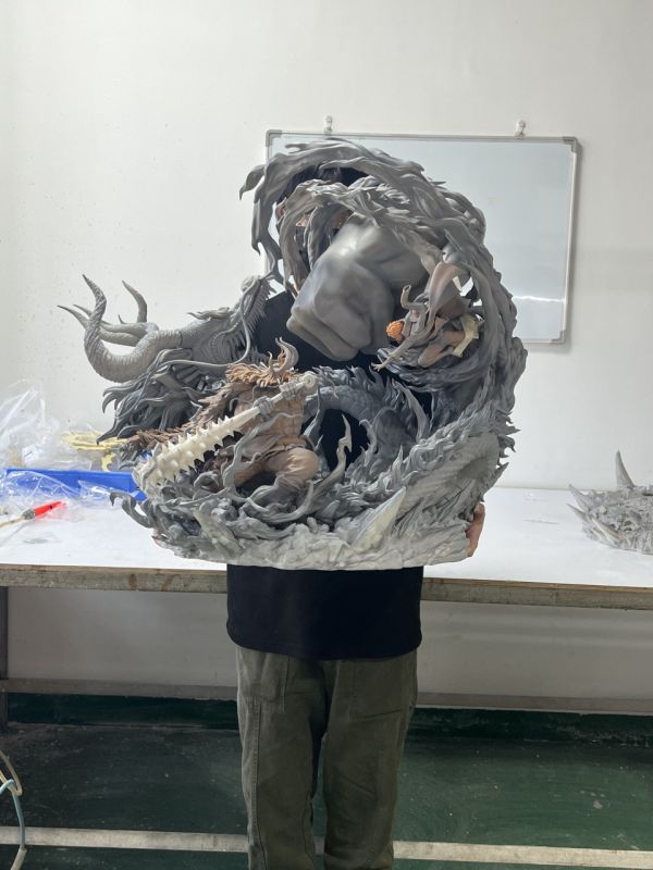 【海外代購】【72CM】流風工作室 畢業款對戰 凱多VS魯夫 凱多,GK,雕像,模型,玩具,公仔,模獸,新竹模型,新竹景點,火影忍者,咒術迴戰,海賊王,遊戲王,鬼滅之刃,精靈寶可夢,七龍珠,死神
