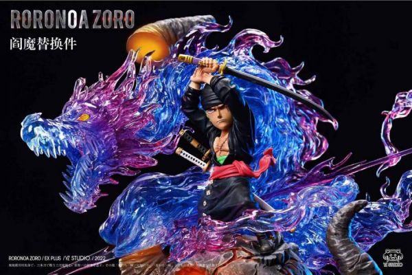 【海外代購】【19CM】YZ工作室 鬼島 索隆 飛龍火焰 索隆,GK,雕像,模型,玩具,公仔,模獸,魔獸,盒玩,新竹模型,新竹景點,火影忍者,naruto,海賊王,遊戲王,鬼滅之刃,精靈寶可夢,七龍珠,死神