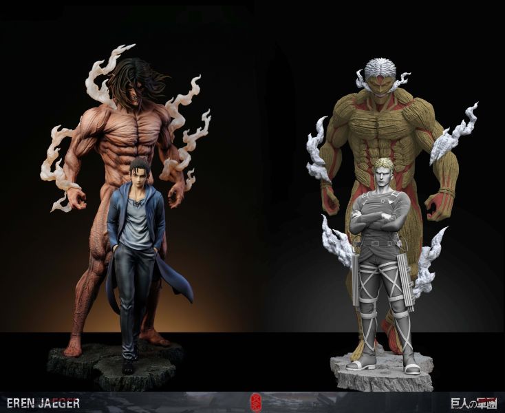 【預定】【46CM】天元工作室 進擊的巨人 艾倫 