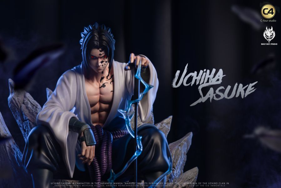 【海外代購】【20CM】C4工作室 坐姿佐助 佐助,GK,雕像,模型,玩具,公仔,模獸,魔獸,盒玩,新竹模型,新竹景點,火影忍者,naruto,海賊王,遊戲王,鬼滅之刃,精靈寶可夢,七龍珠,死神