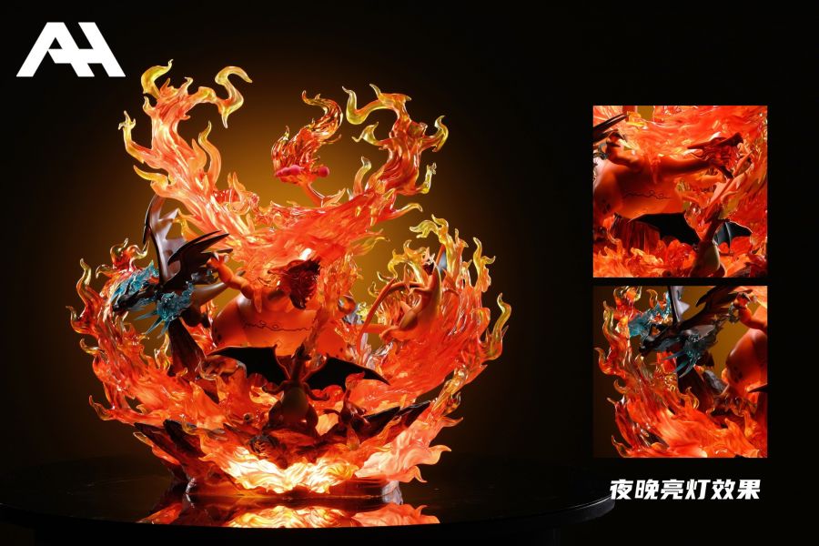 【預定】【41CM】AH工作室 噴火龍家族 噴火龍,GK,雕像,模型,玩具,公仔,模獸,新竹模型,新竹景點,火影忍者,咒術迴戰,海賊王,遊戲王,鬼滅之刃,精靈寶可夢,七龍珠,死神