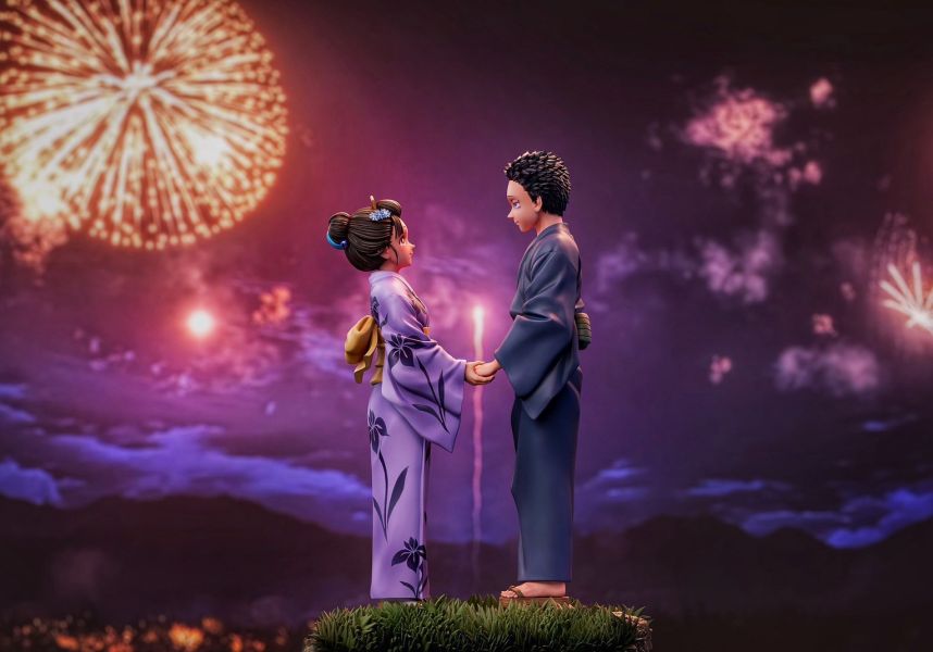 【預定】【33CM】WAWA工作室 狛戀 猗窩座&戀雪 