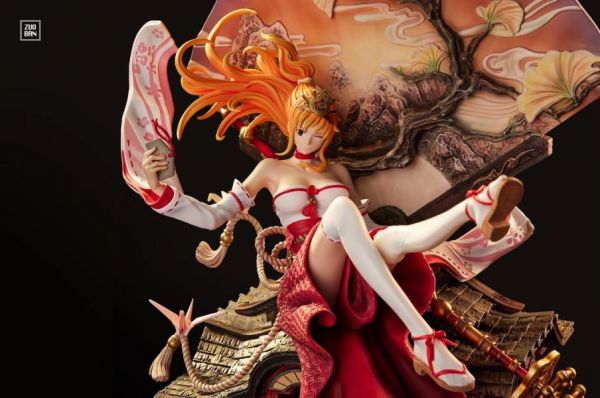 【海外代購】【51CM】作伴娜美 海賊王  巫女·娜美 娜美,GK,雕像,模型,玩具,公仔,模獸,魔獸,盒玩,新竹模型,新竹景點,火影忍者,naruto,海賊王,遊戲王,鬼滅之刃,精靈寶可夢,七龍珠,死神