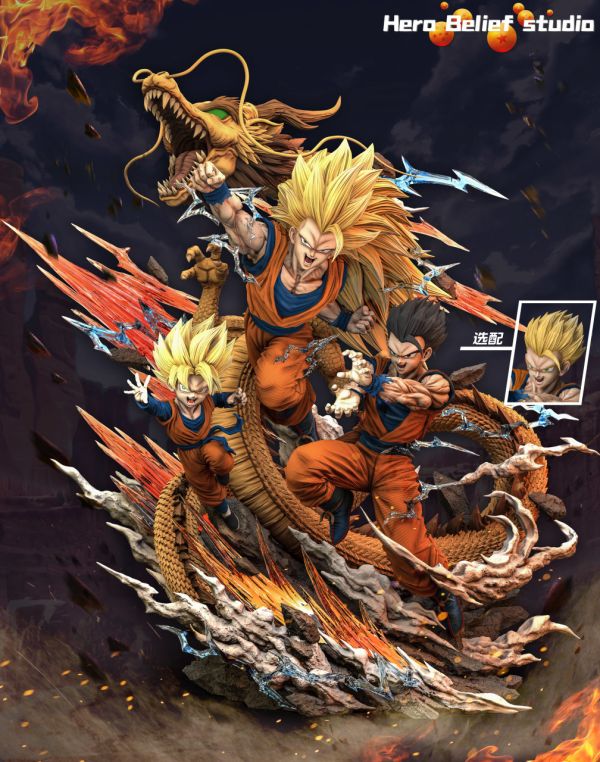 【海外代購】【50CM】HB工作室 龍珠共鳴 賽亞人集合 龍珠,GK,雕像,模型,玩具,公仔,模獸,魔獸,盒玩,新竹模型,新竹景點,火影忍者,naruto,海賊王,遊戲王,鬼滅之刃,精靈寶可夢,七龍珠,死神