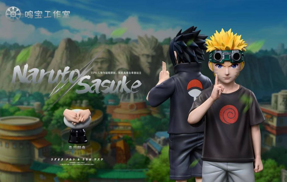 【預定】【23CM】鳴寶工作室 童年鳴人佐助 