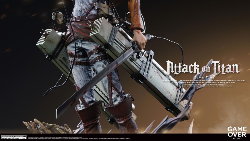 【預定】【51CM】Game Over工作室 里維兵長(雙比例) 