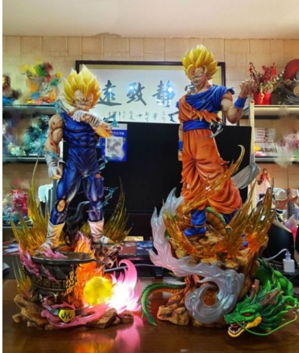 【預定】【57CM】聖殿 VIP 超二 悟空 貝吉塔 悟空,GK,雕像,模型,玩具,公仔,模獸,魔獸,盒玩,新竹模型,新竹景點,火影忍者,naruto,海賊王,遊戲王,鬼滅之刃,精靈寶可夢,七龍珠,死神