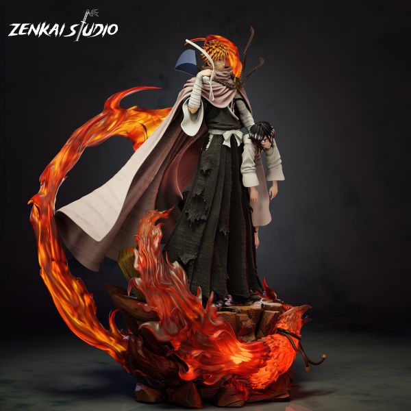 【已截單/洽客服報價】【42CM】Zenkai工作室 黑崎一護拯救露琪亞 一護,GK,雕像,模型,玩具,公仔,模獸,新竹模型,新竹景點,火影忍者,咒術迴戰,海賊王,遊戲王,鬼滅之刃,精靈寶可夢,七龍珠,死神