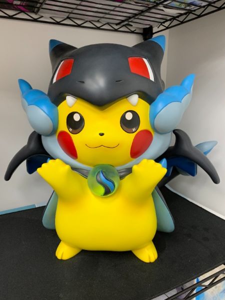 【海外代購】【45CM】寶可夢研究所 1/1 XY皮卡丘噴火龍 