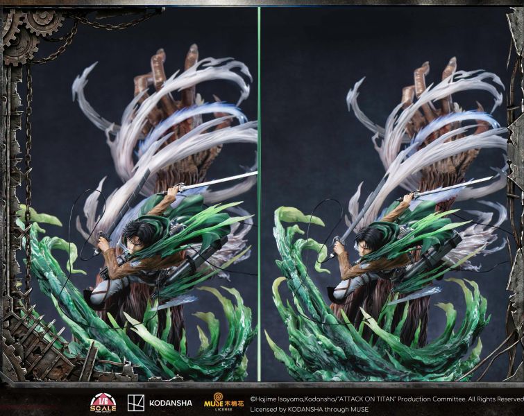 【預定】【50CM】TA 正版授權 進擊的巨人 兵長VS獸巨 