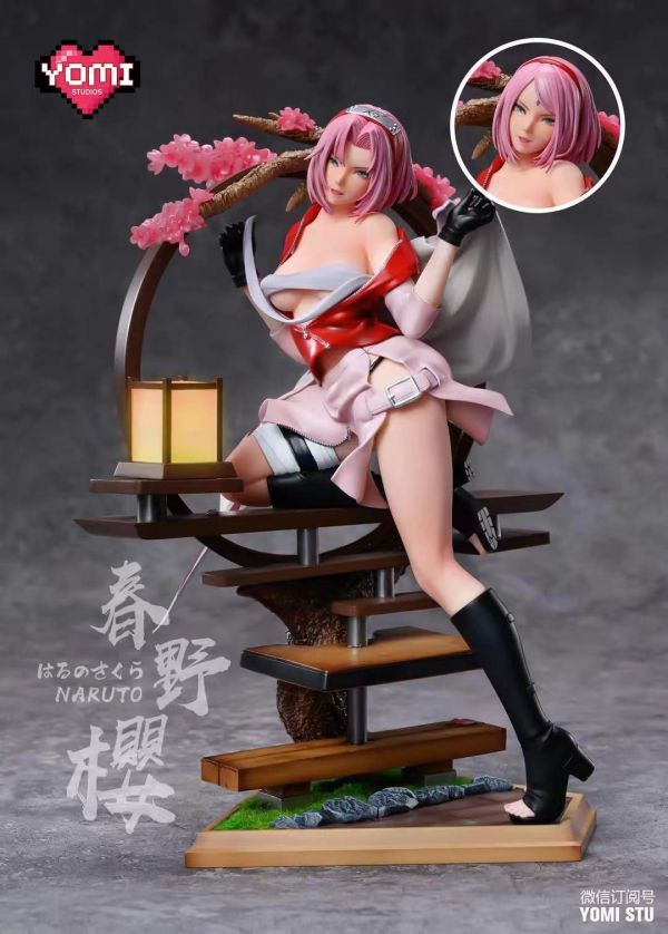 【已截單/洽客服】【33CM】YOMI優米 第四彈 小櫻 雙頭雕 小櫻,GK,雕像,模型,玩具,公仔,模獸,魔獸,盒玩,新竹模型,新竹景點,火影忍者,naruto,海賊王,遊戲王,鬼滅之刃,精靈寶可夢,七龍珠,死神