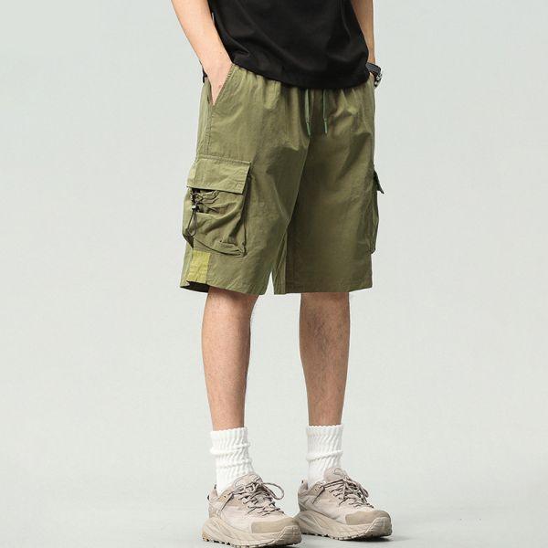 多口袋工裝休閒短褲 透氣棉麻服飾,親膚涼爽,輕量通風,適合夏日穿著,復古衣著,休閒服飾,清涼透氣,日系風格,簡約服飾,男裝,秋冬穿著,中性服飾,春夏穿著,套裝